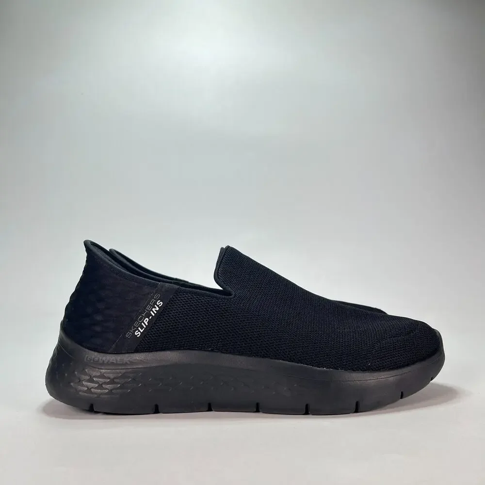 Skechers GO WALK Flex No Hand Black Casual Walking Shoes 216491WW Mens Size 10.5